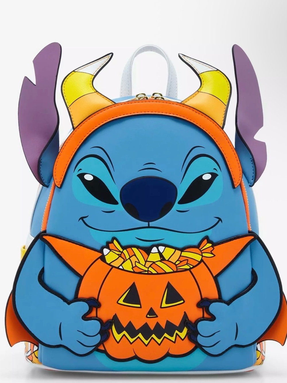Loungefly Blue Halloween Stitch Mini Backpack